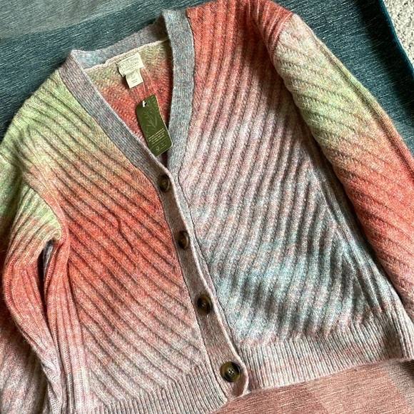 Telluride Clothing Company Multicolor Ombre Women's Wool Sweater - Picture 6 of 8